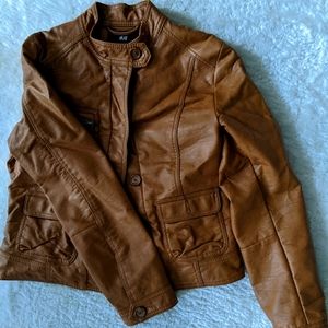 H&M Brown Leather Jacket